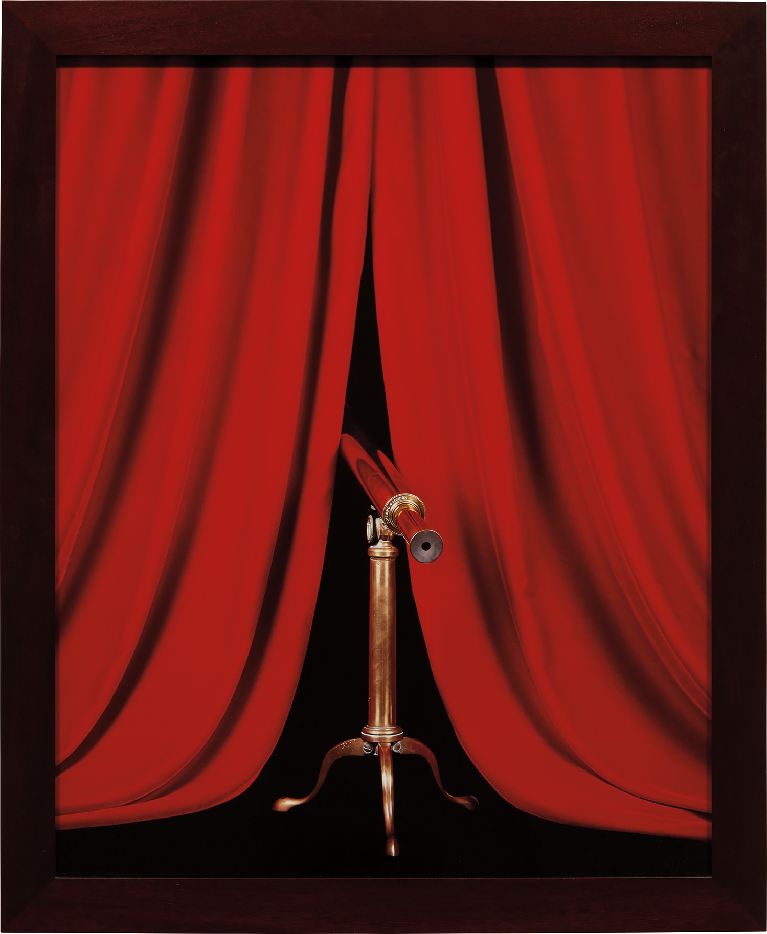 Cibachrome print, in artist's mahogany frame