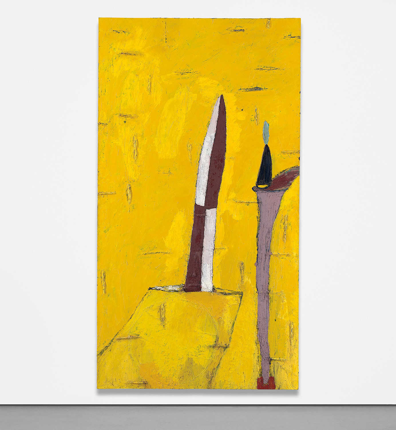 Julian Schnabel — No. 17 (Red Cross Painting for N. Fisher, 1978)