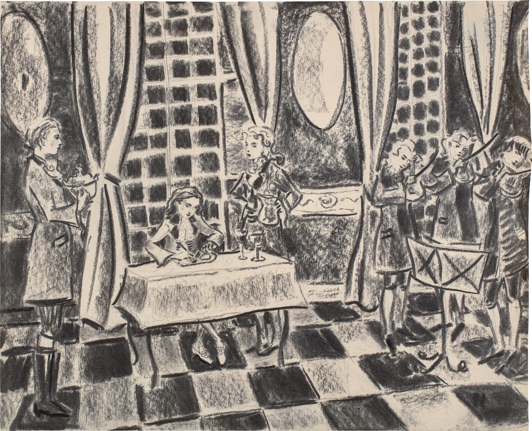 Elizabeth Peyton — Louis XIV Dejeuner Age 11