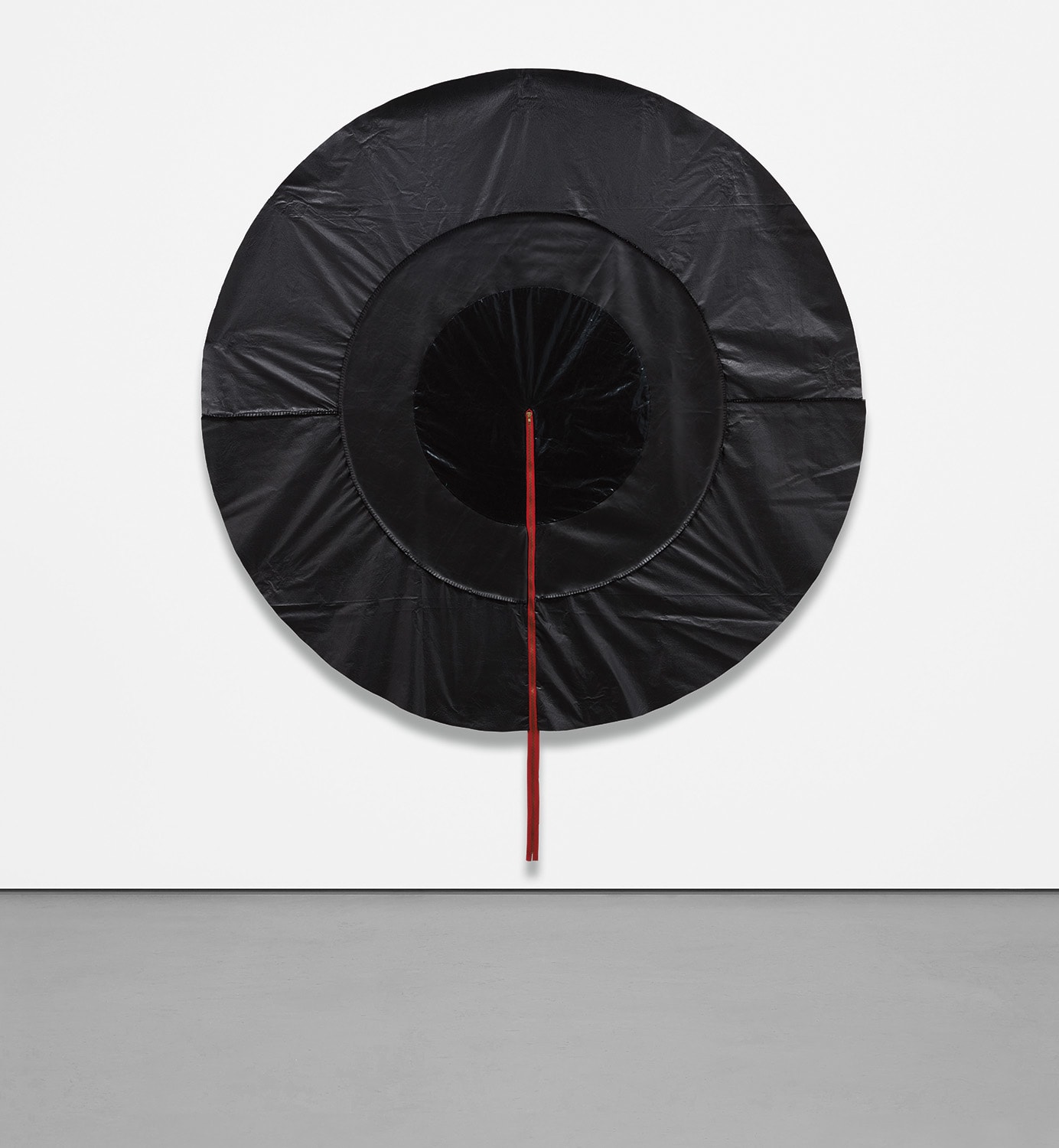 Rodney McMillian — vinyl, thread and zipper
