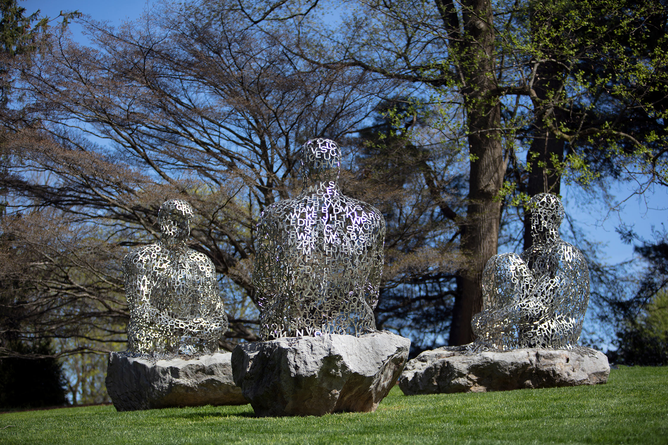Jaume Plensa — The Conversation I, II and III