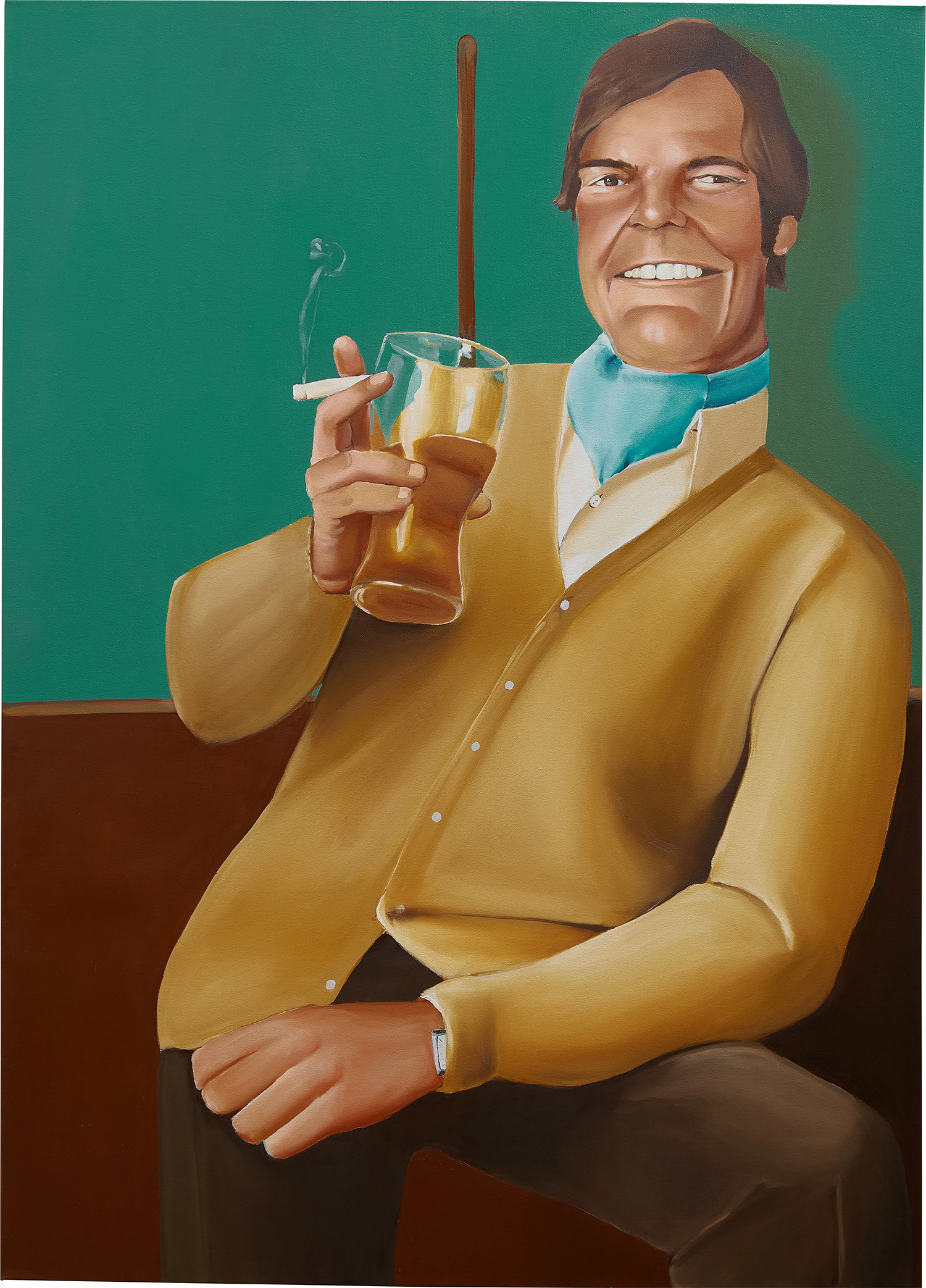 Madeleine Pfull — Mustard Cardigan