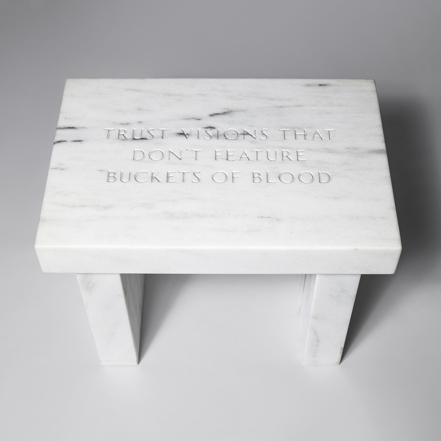 Jenny Holzer — Selection From Survival: Trust Visions That Don't Feature Buckets of Blood