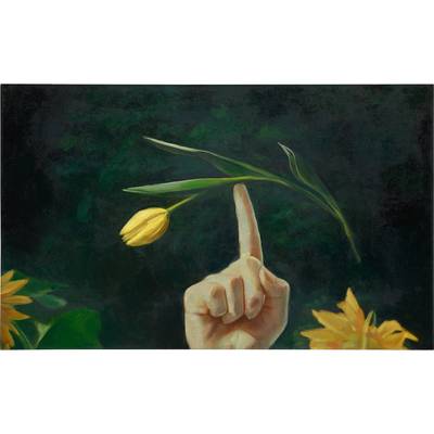 Tulip on Finger