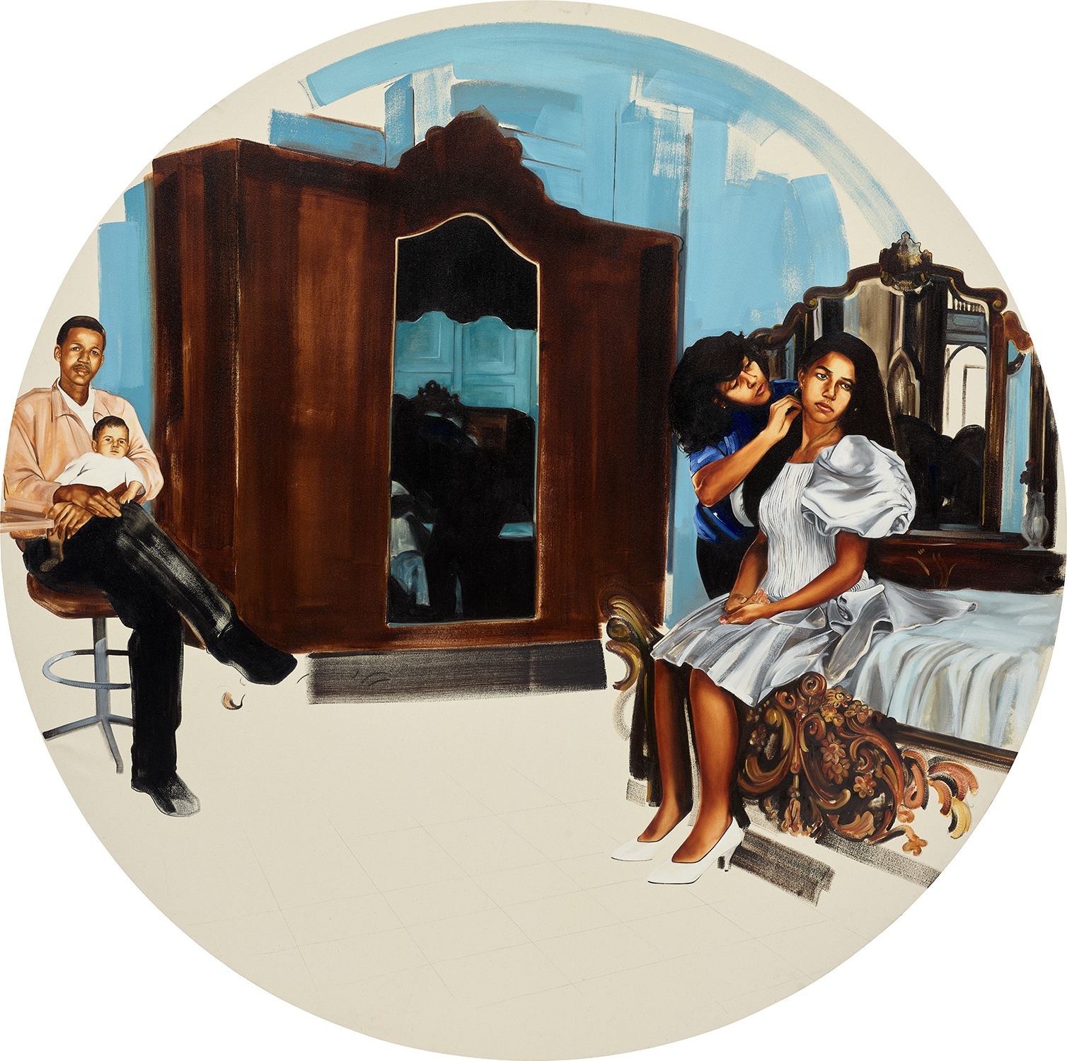 diameter 94 1/2 in. (240 cm)