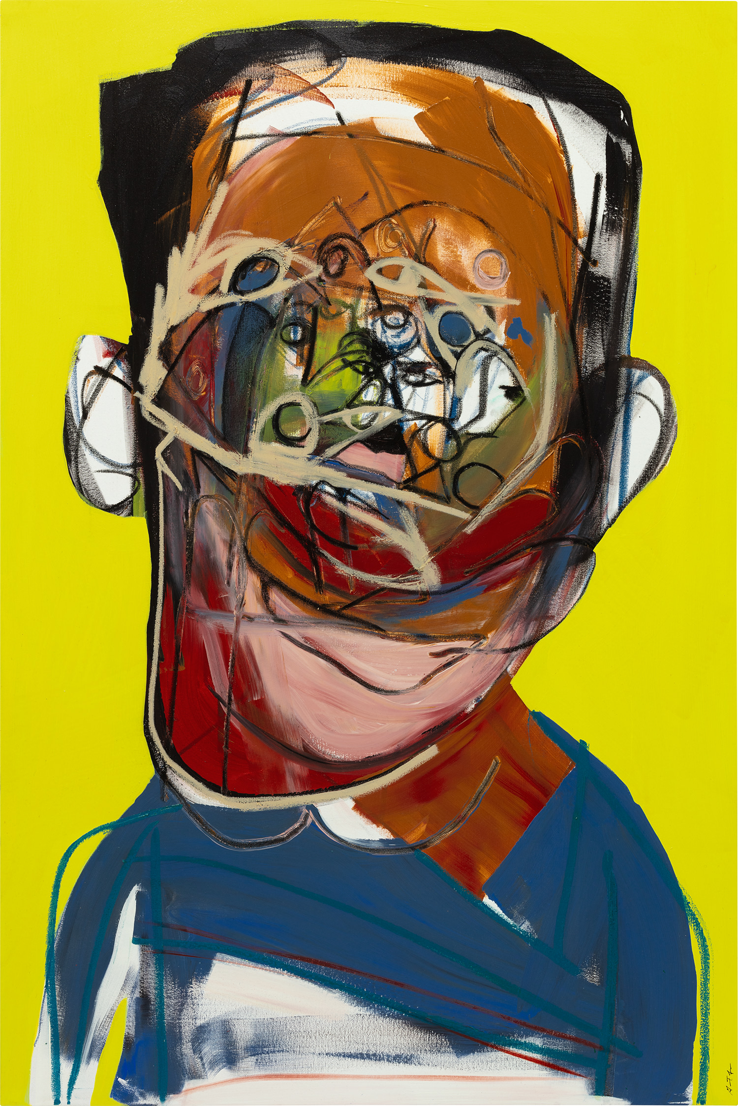 Henry Taylor — Portrait of Cassi Amanda Gibson (no relation to Bob,)