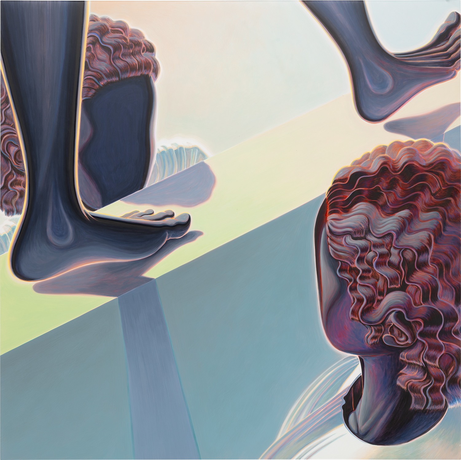 My place beside her in bed