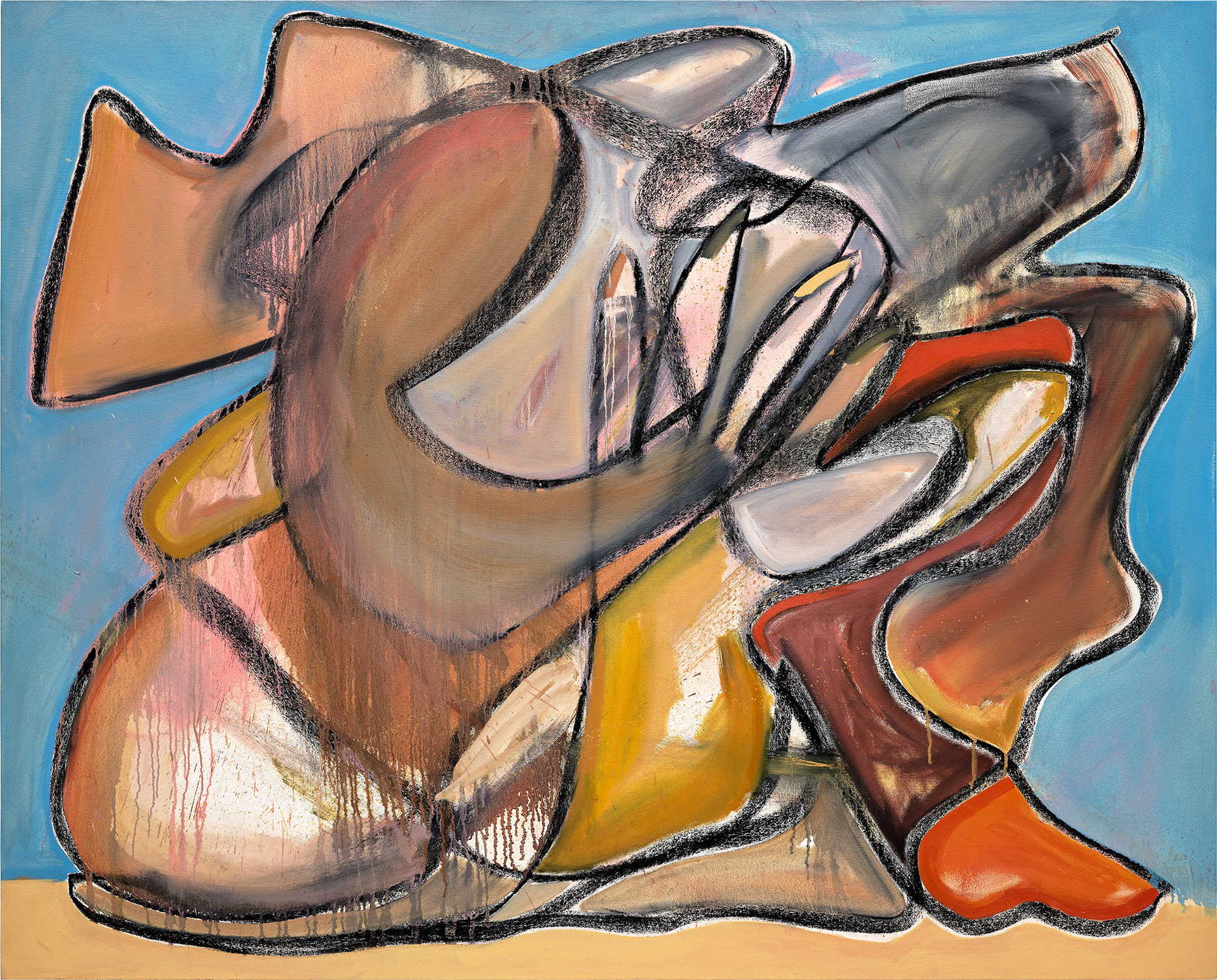 Jenny Holzer — Living Series: There's the Sensation of a lot of Flesh...