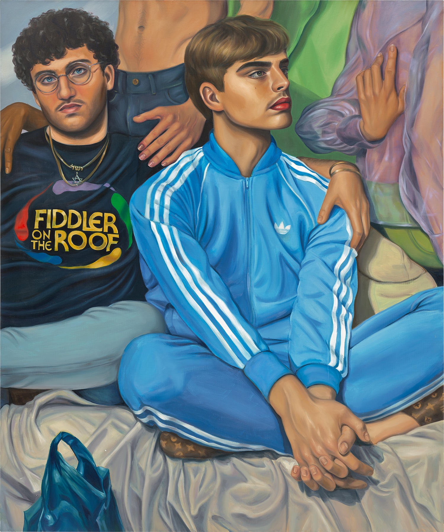 Full Figure, Finger to Eye, Hand on Opposite Thigh, Foot Behind Bottom