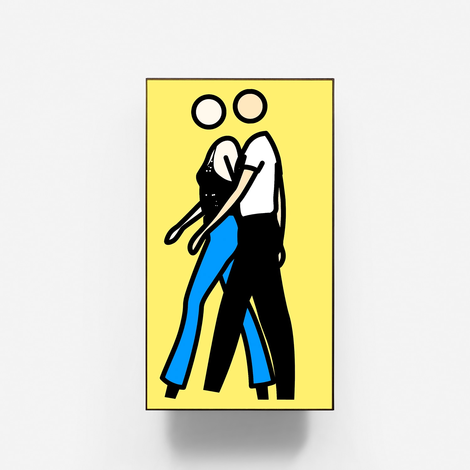 Julian Opie — Bruce and Sarah walking