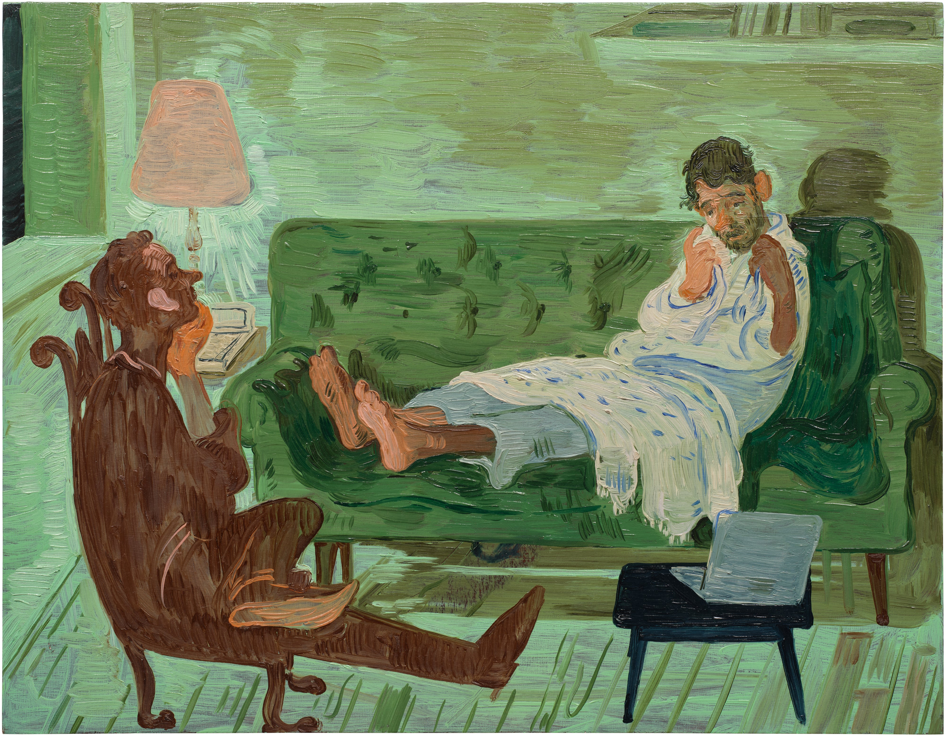 Salman Toor — Two Friends