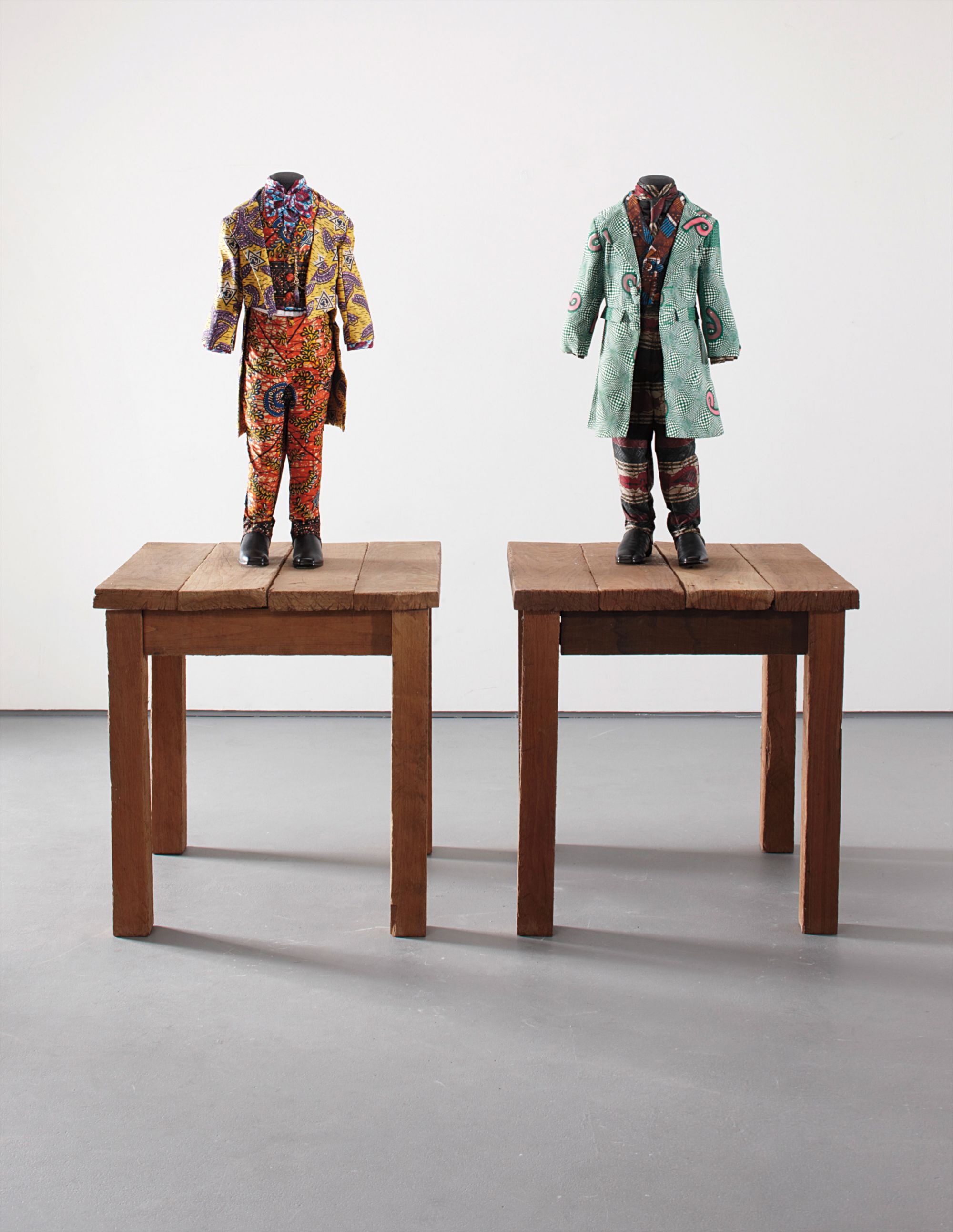 Two works: (i) 19th Century Kid (Benjamin Disraeli); (ii) 19th Century Kid (William Gladstone)