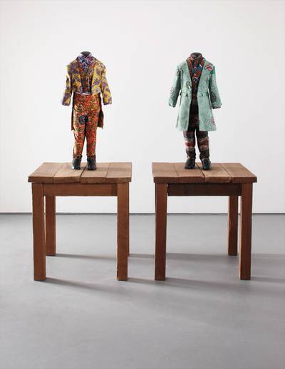 Two works: (i) 19th Century Kid (Benjamin Disraeli); (ii) 19th Century Kid (William Gladstone)