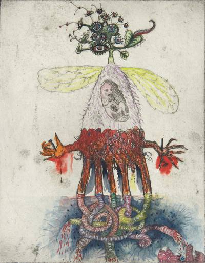 Pregnant Eye Head I from The Exquisite Corpse