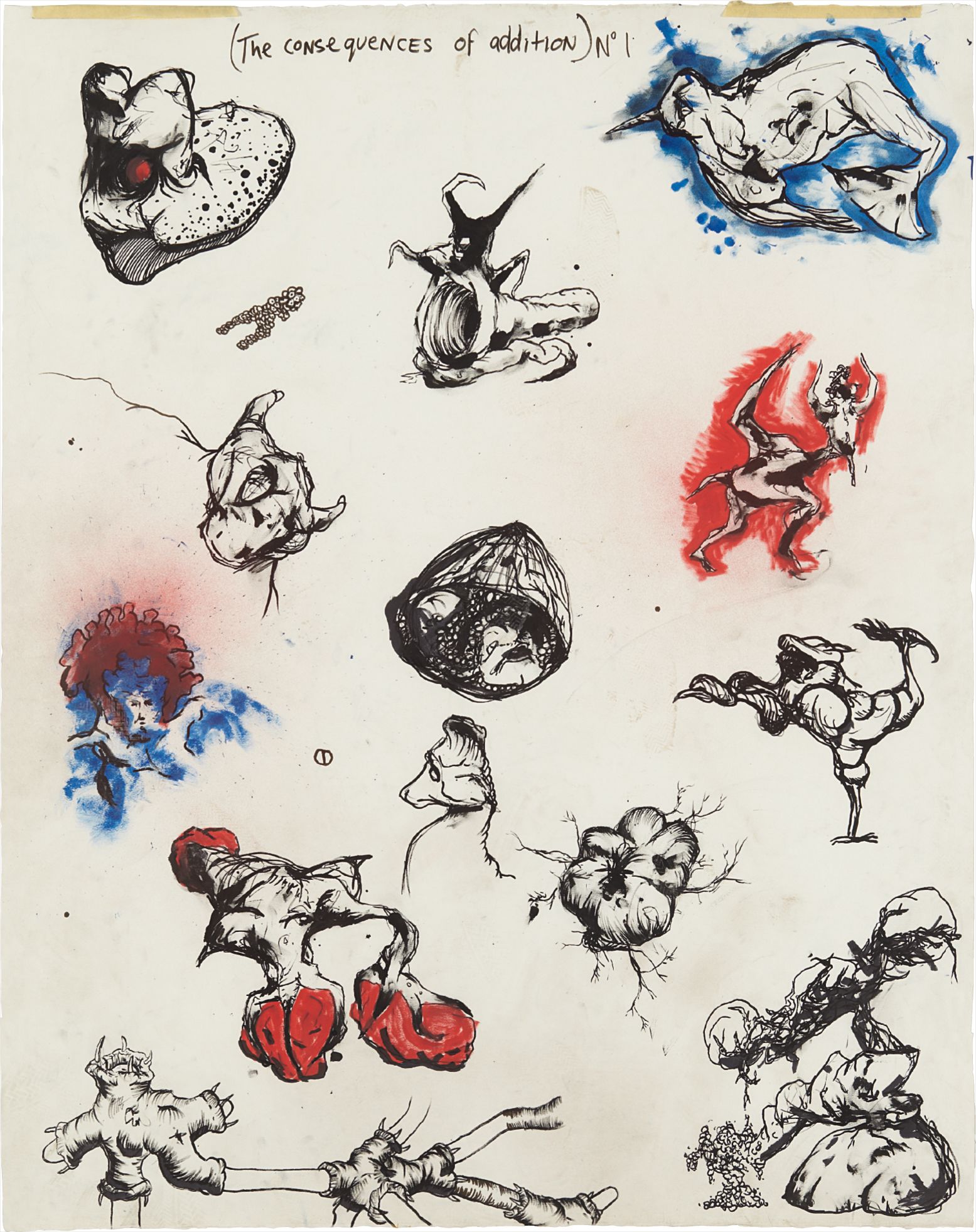 Studio Wall Drawing September 1999 (The consequences of addition), No. 1