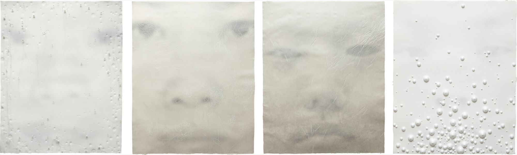 Lin Tianmiao — Four works: (i) Focus II A; (ii) Focus III A; (iii) Focus XV A; (iv) Focus XVI A