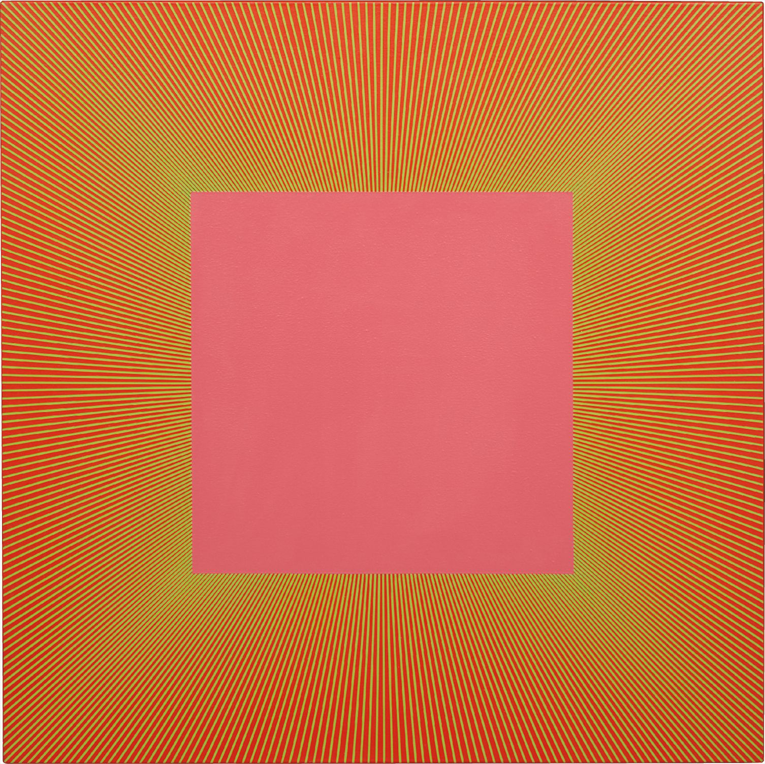 Richard Anuszkiewicz — Light Magenta Square