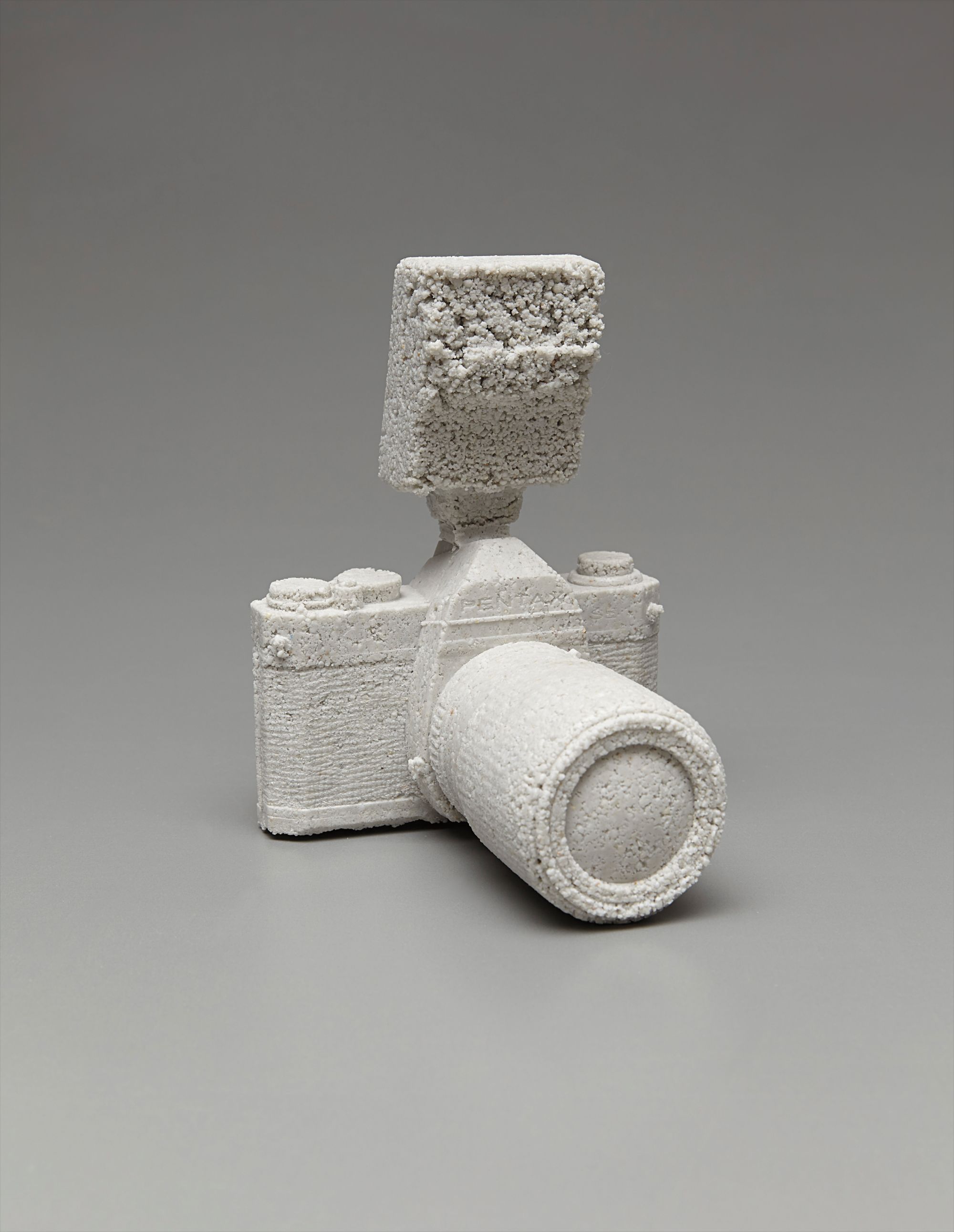 Daniel Arsham — Pentax K100 reformed in ceramics