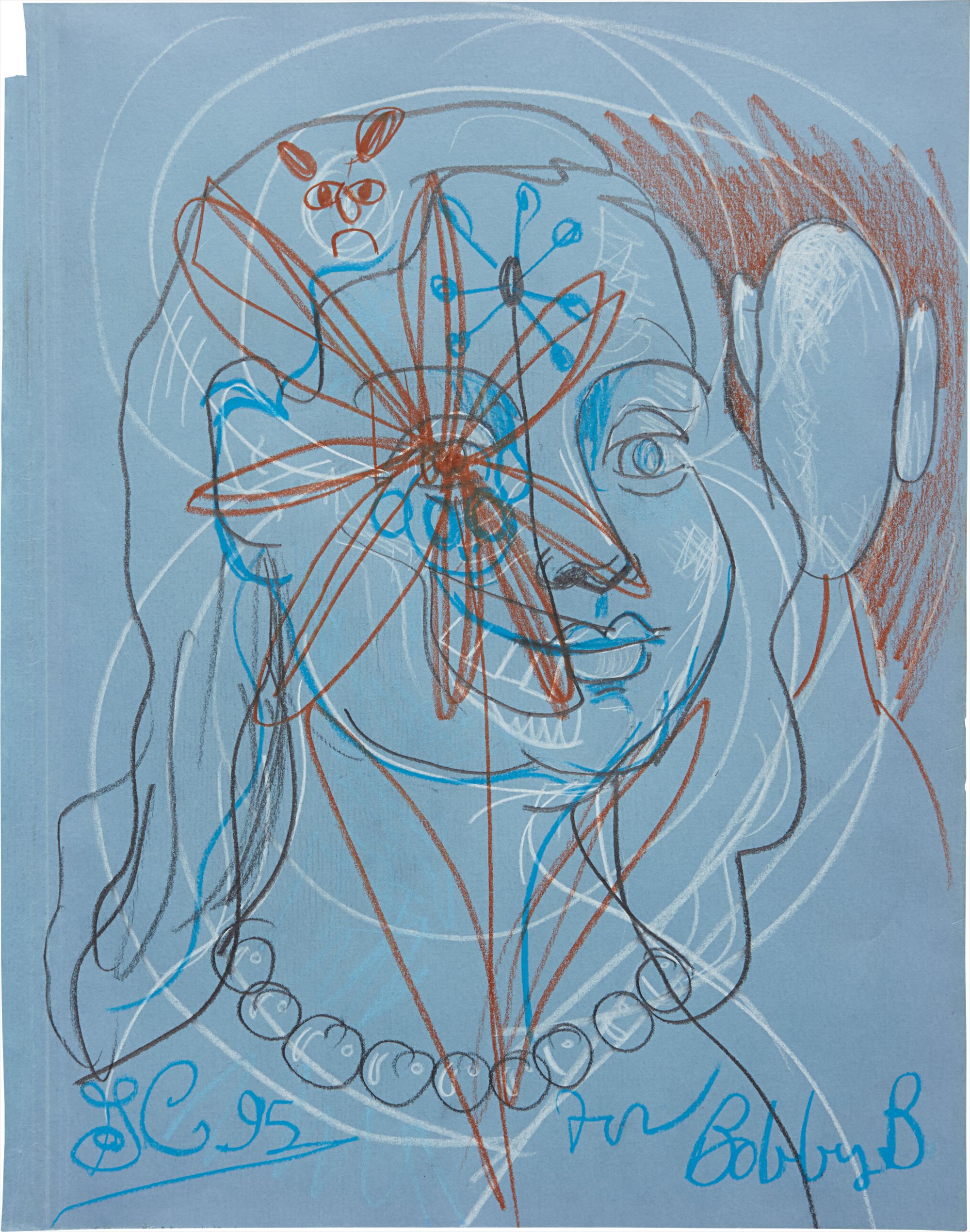 George Condo — Blue Woman