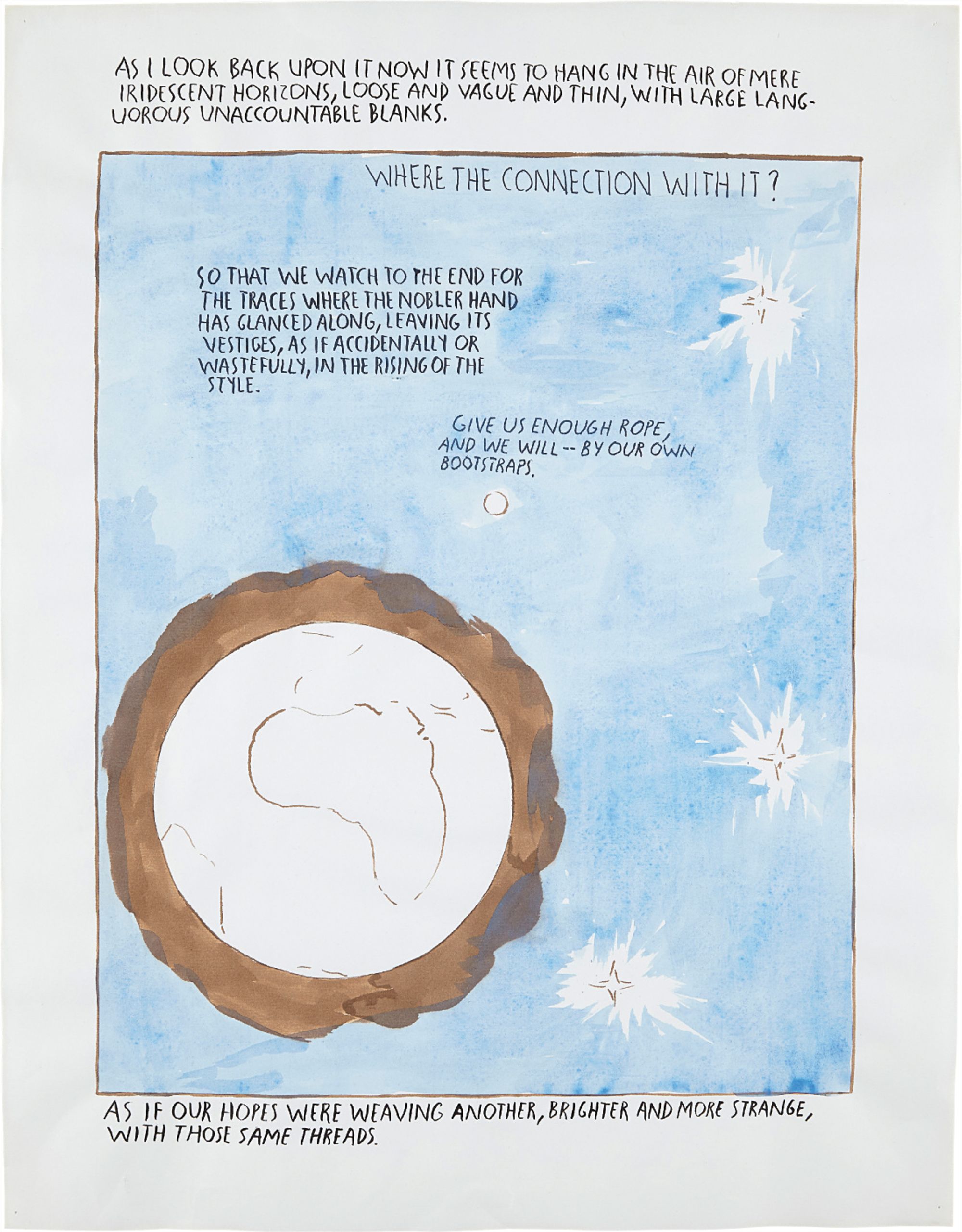 Raymond Pettibon — No title (As I Look Back...)