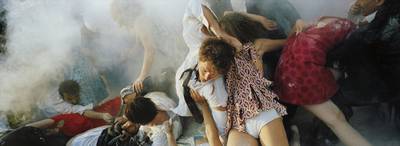 Grayson Rises (photographic still from The Rape of the Sabine Women)