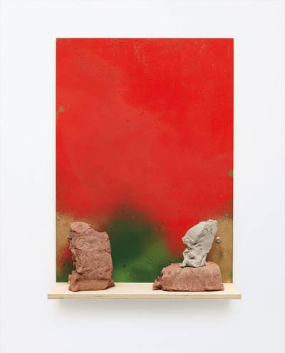 Shelf paintings (Pottery in October #8)