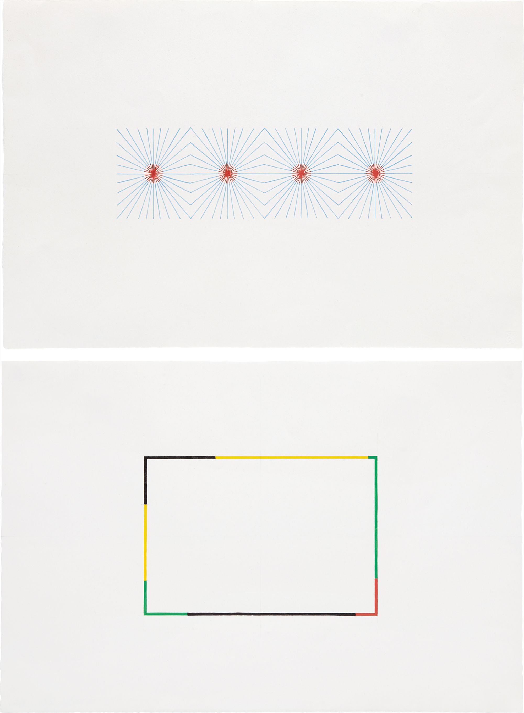 Richard Wright — Two works: Studies for Wall Drawings