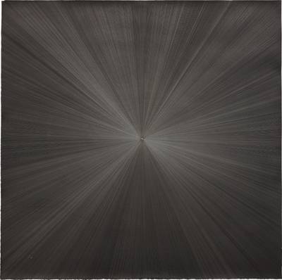 silver, gesso on paper