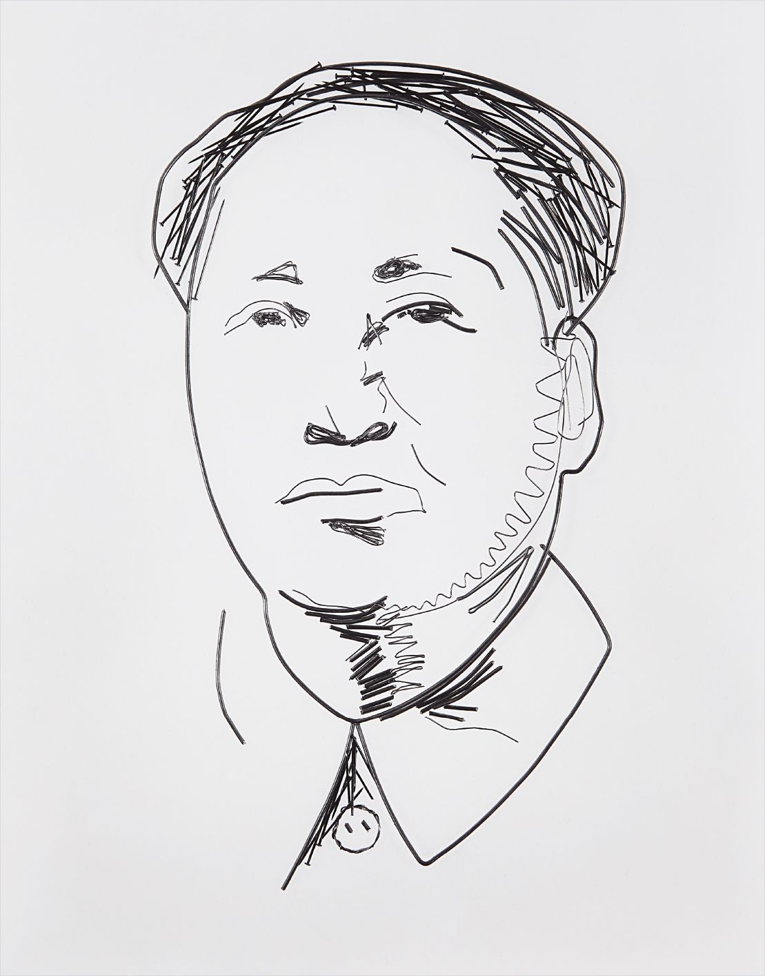 Vik Muniz — Study for Mao