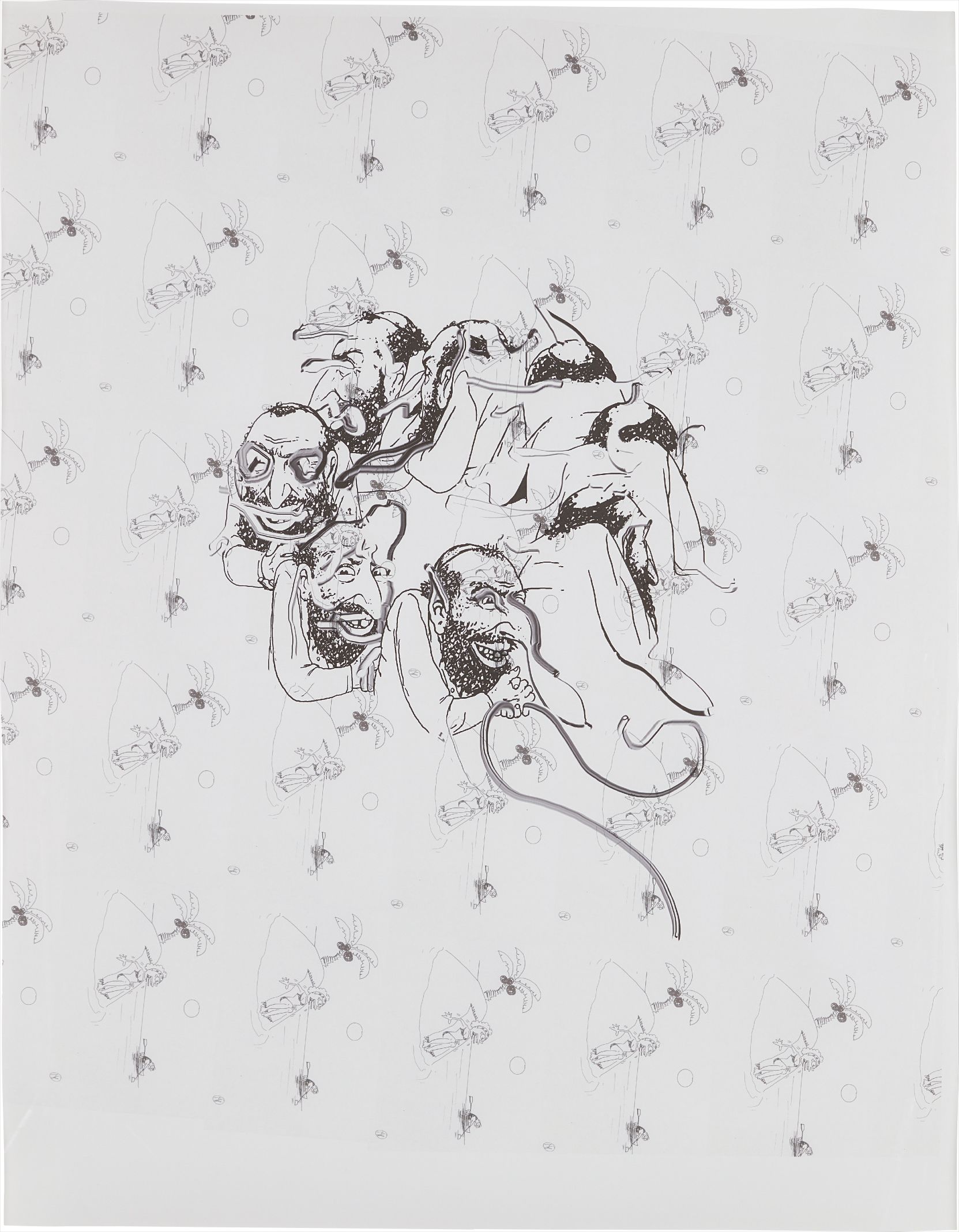 Jordan Wolfson — inkjet print on archival acid free velum paper