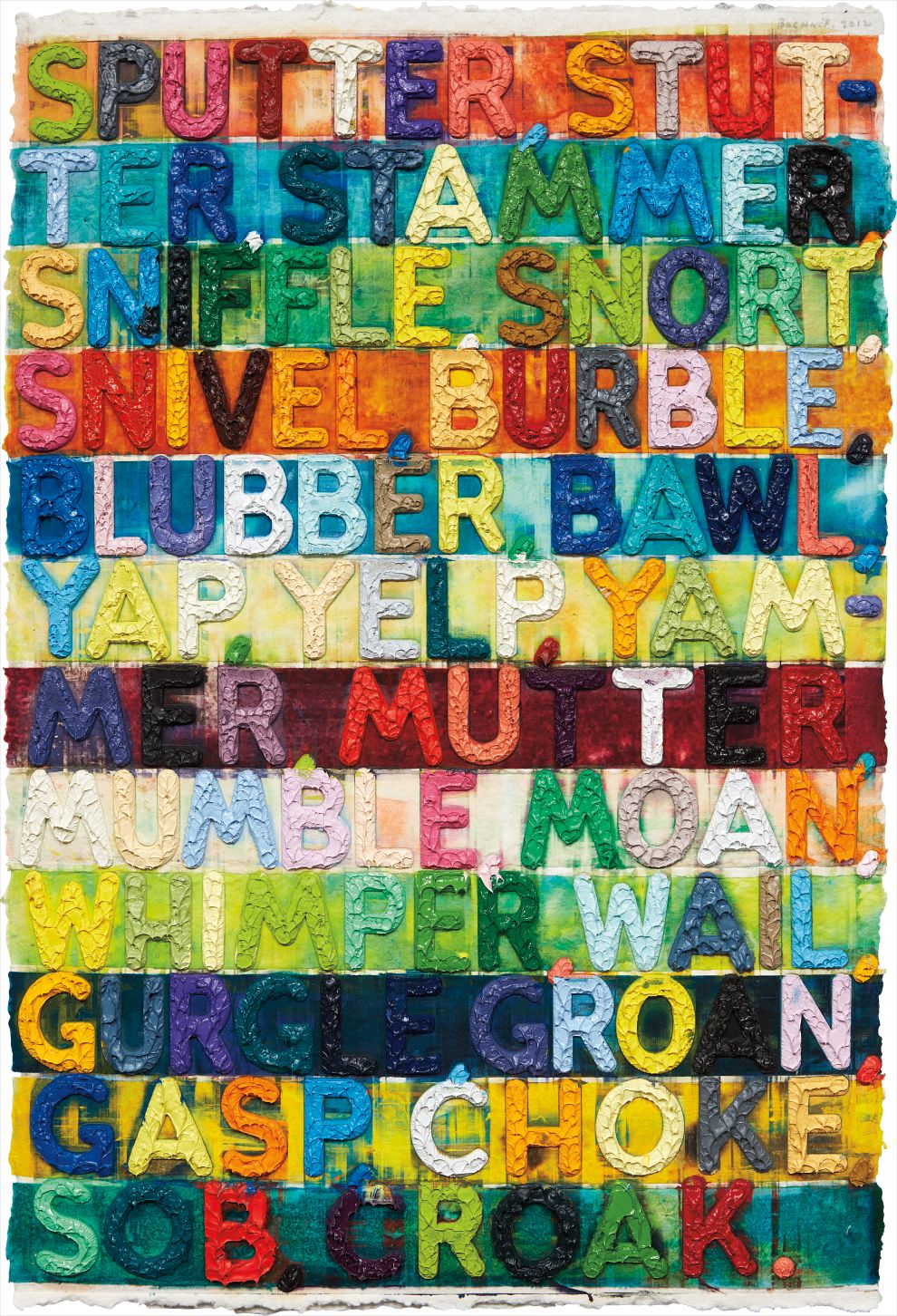 Mel Bochner — Sputter