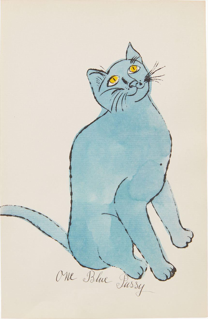 Andy Warhol — One Blue Pussy