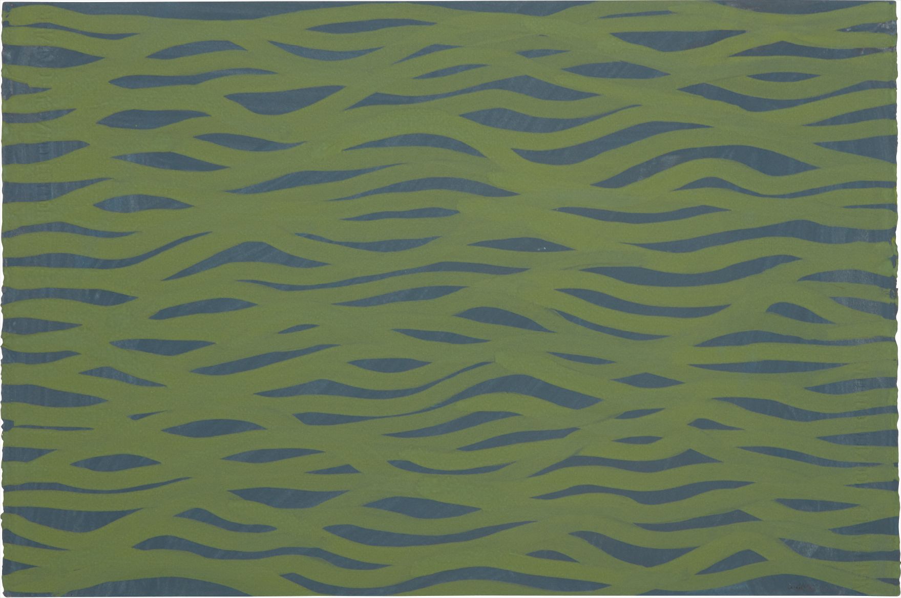 Sol LeWitt — Horizontal Brushstrokes (More or Less)