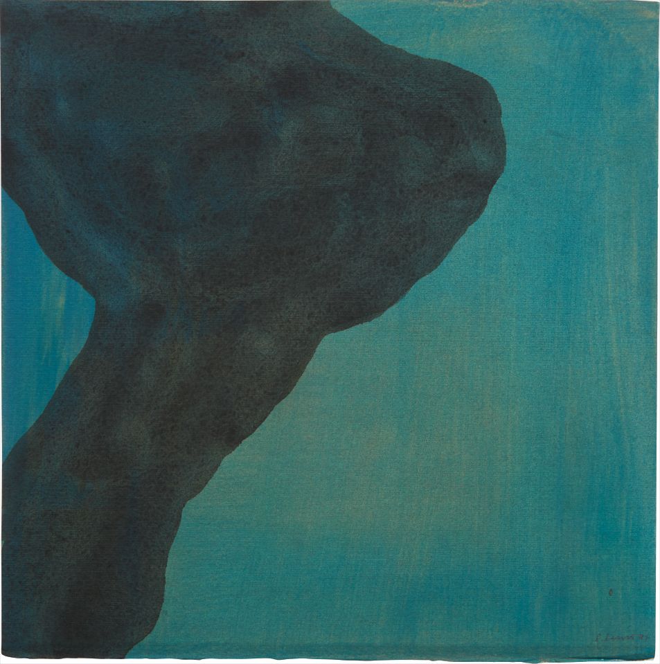 Sol LeWitt — Irregular Form (blue and teal)