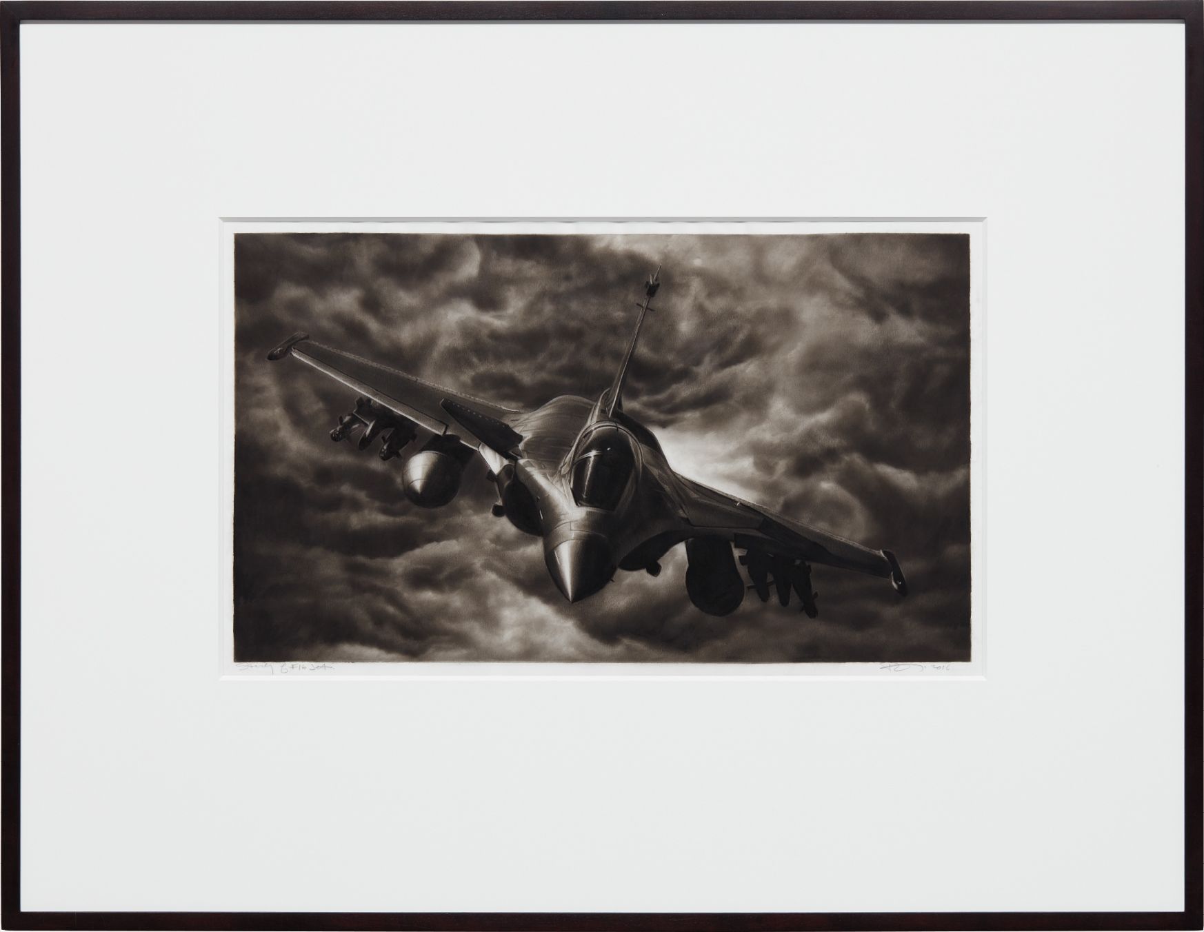 Robert Longo — Study of F16 Jet