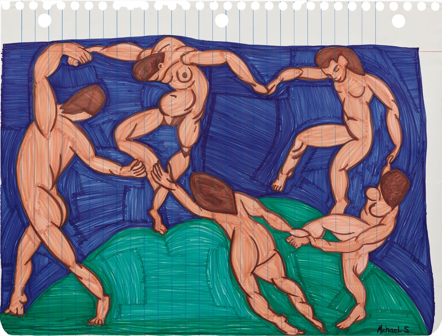 Michael Scoggins — The Dancers (after Matisse)