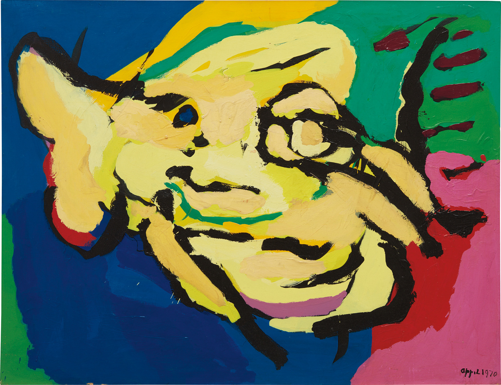 Karel Appel — Flying Yellow Head