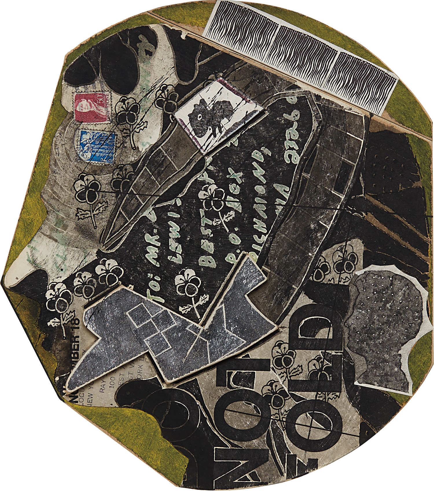 A. Warhol Profile with Not “F” OLD and Lewis Letter