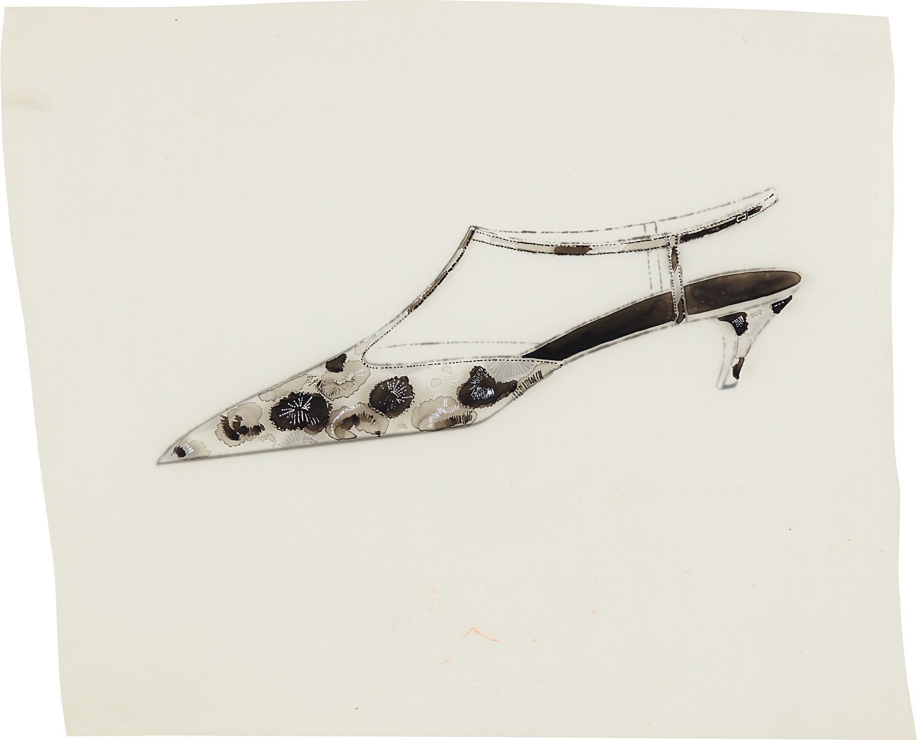 Andy Warhol — Shoe (floral)