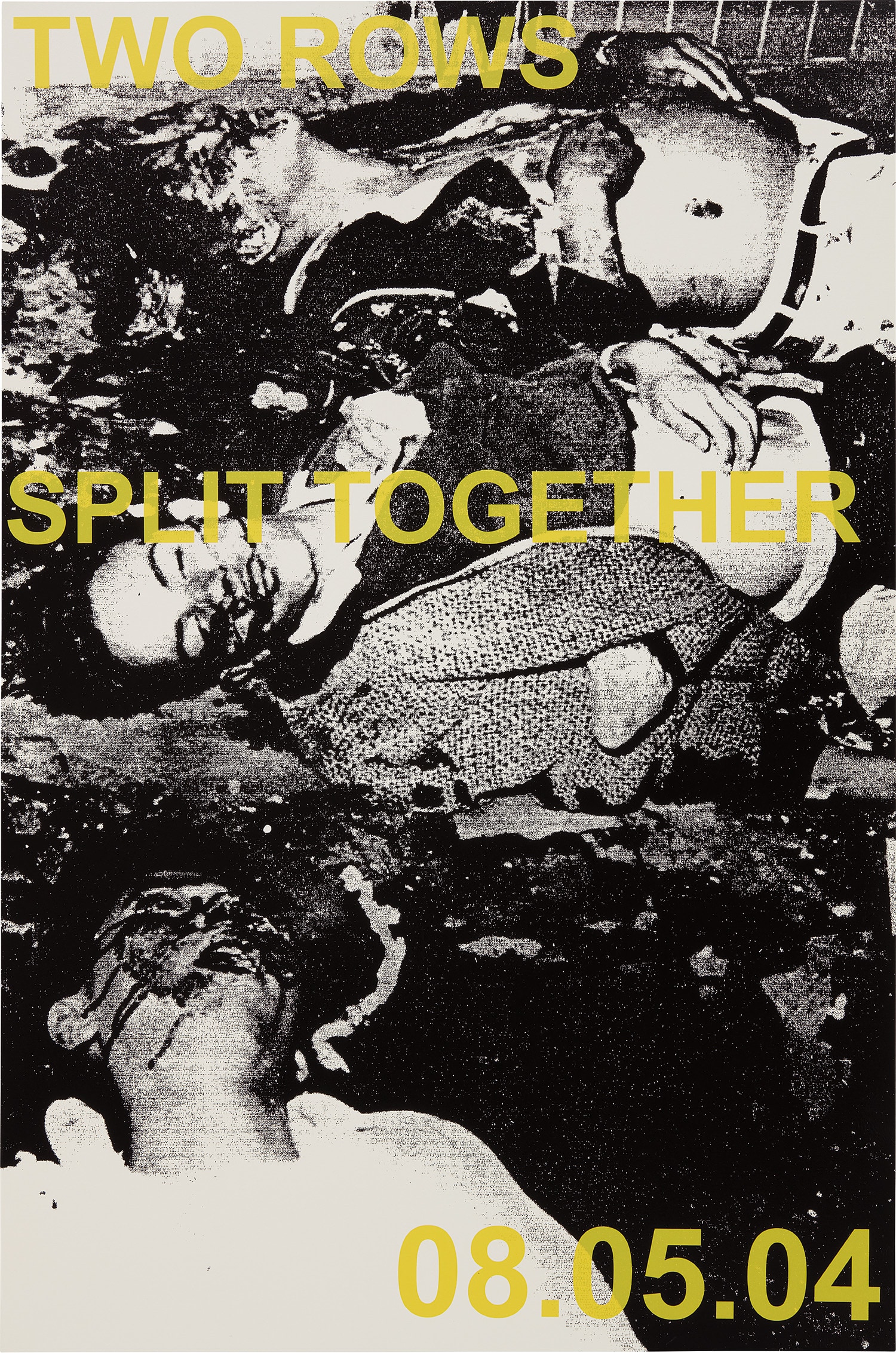 Adam Pendleton — Two Rows Split Together