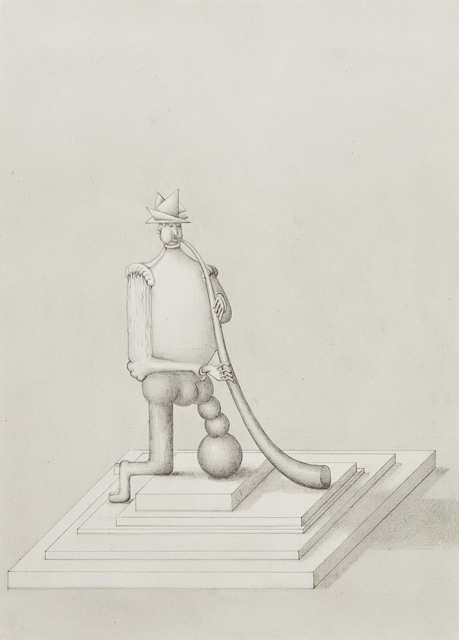 Troubadour with Mountain Horn