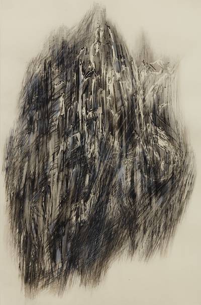 xerox transfer and conté on mylar