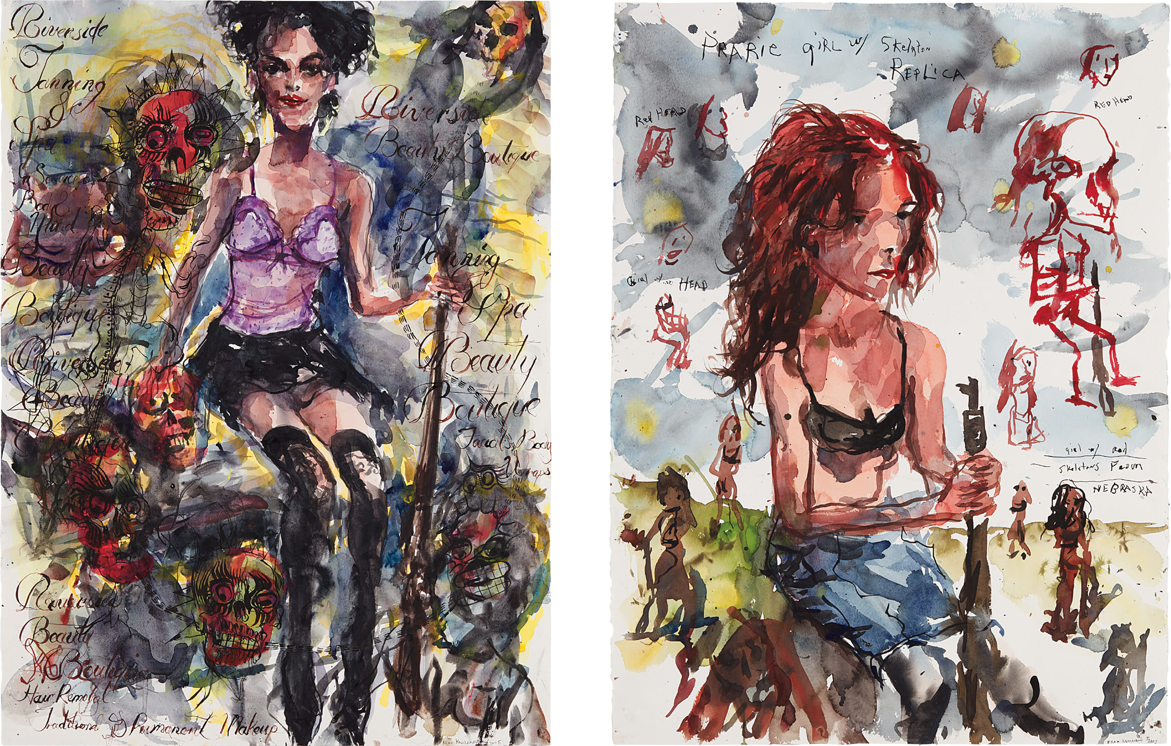 Two works: (i) Urban Prairie Girls; (ii) Urban Prairie Girls