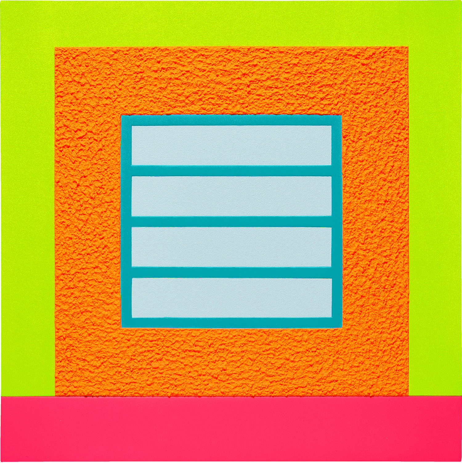 Peter Halley — Orange Prison