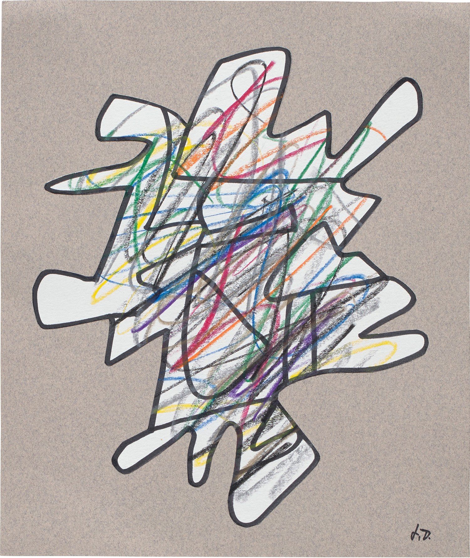 Jean Dubuffet — Figure isolée