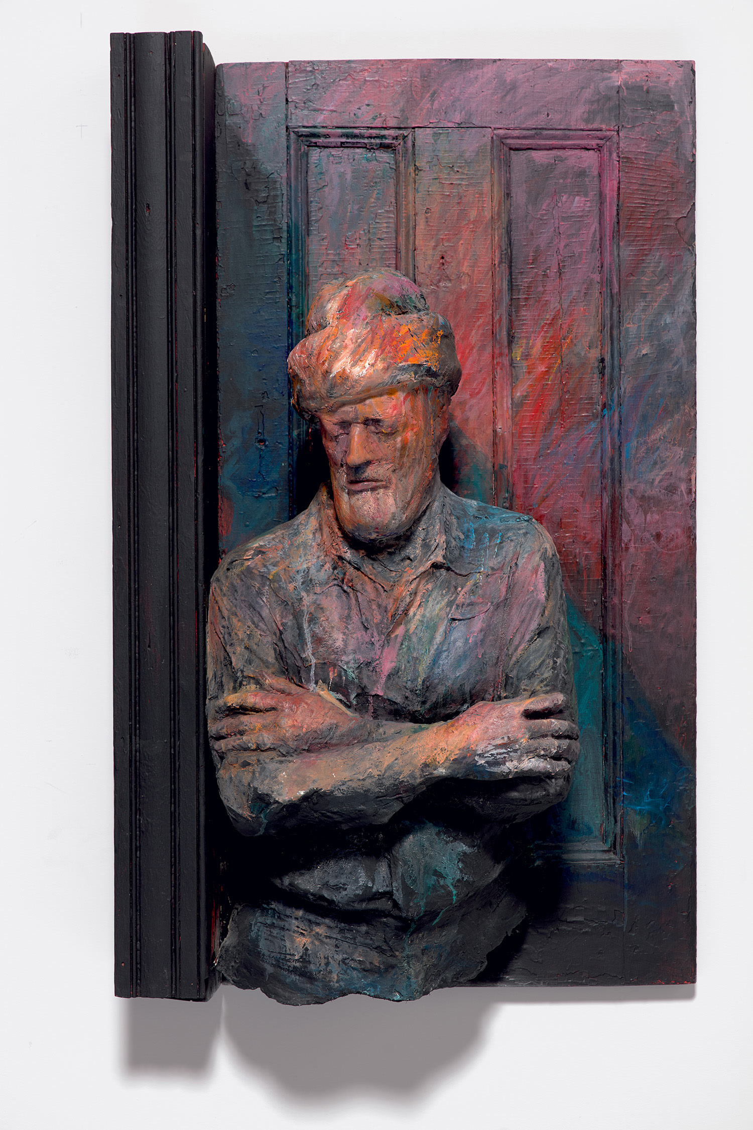 George Segal — Man with Fur Hat