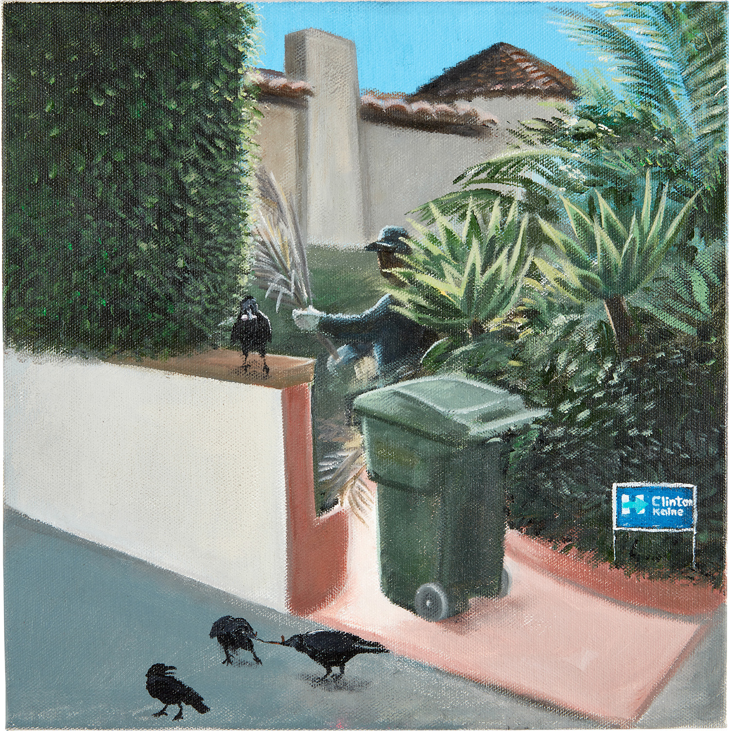Ramiro Gomez (now Jay Lynn Gomez) — The Squabbling Crows (Election Day Afternoon on the West Side of Los Angeles)