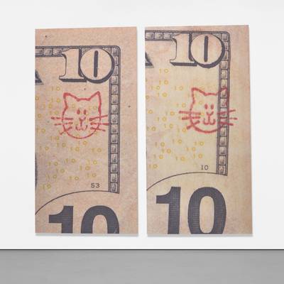 substrate print on canvas, in 2 parts