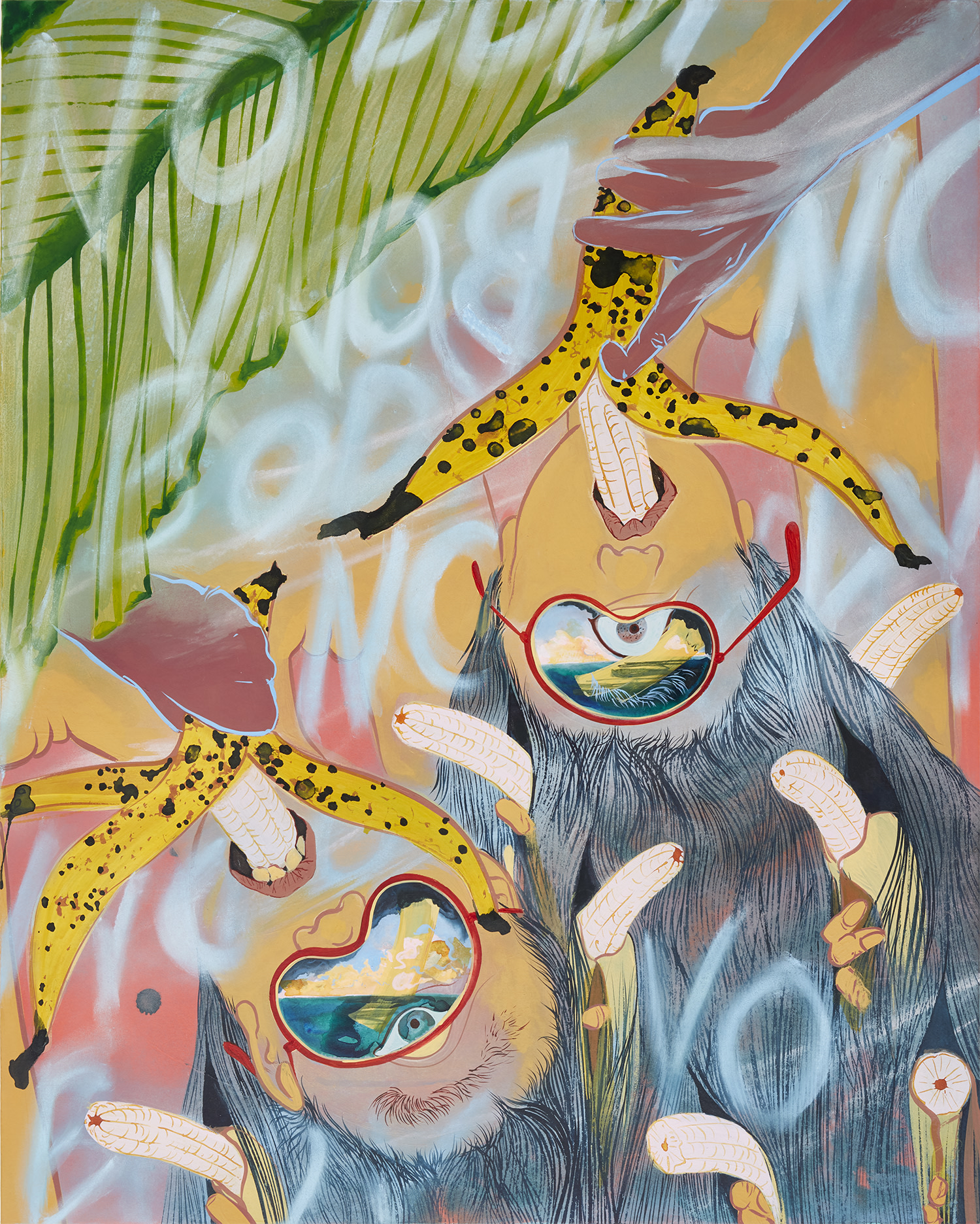 Upside Down and Eating