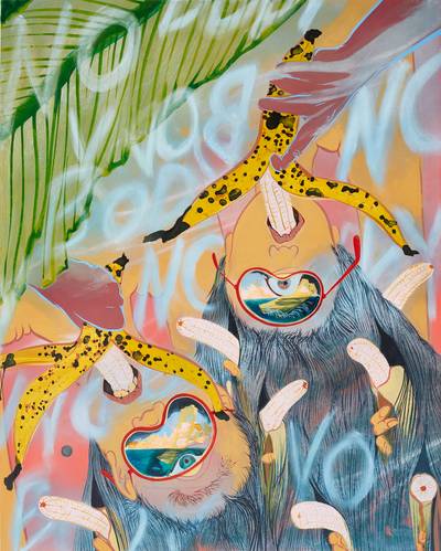 Upside Down and Eating